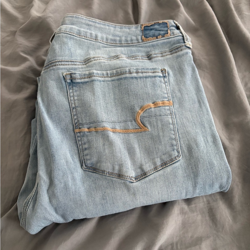 American Eagle Outfitters Light Blue Skinny Jeans